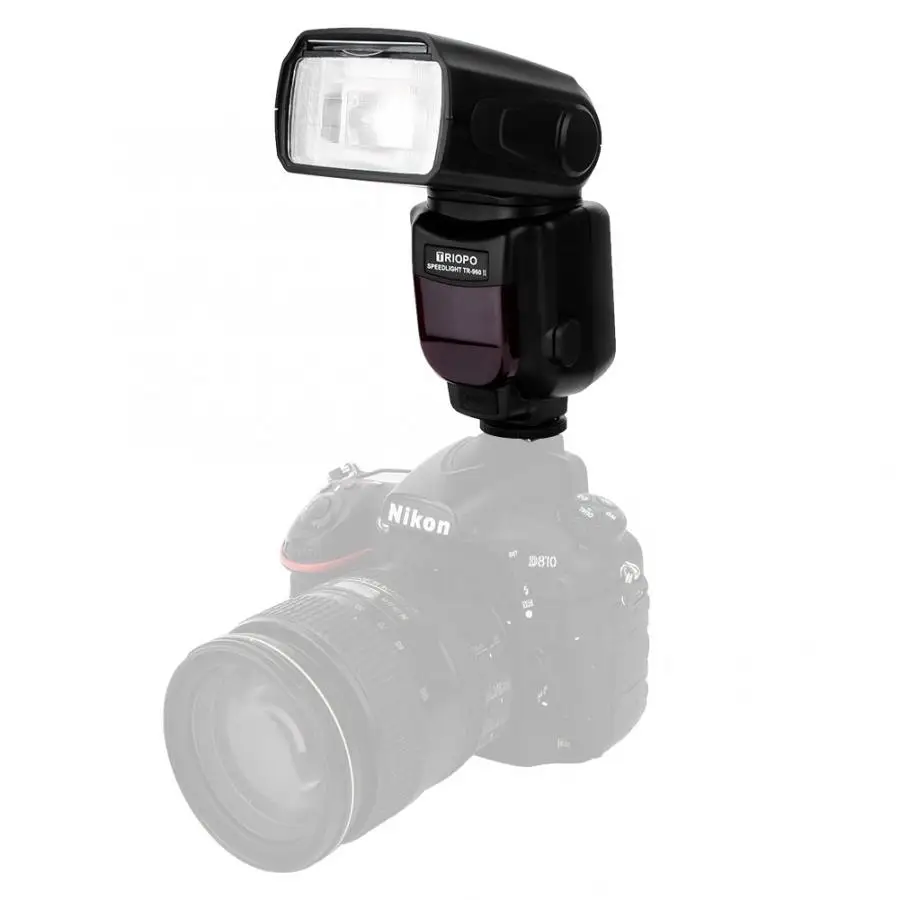 TRIOPO TR-960II профессиональная вспышка светильник на Камера Внешняя вспышка Speedlite для цифровой зеркальной камеры Canon Nikon