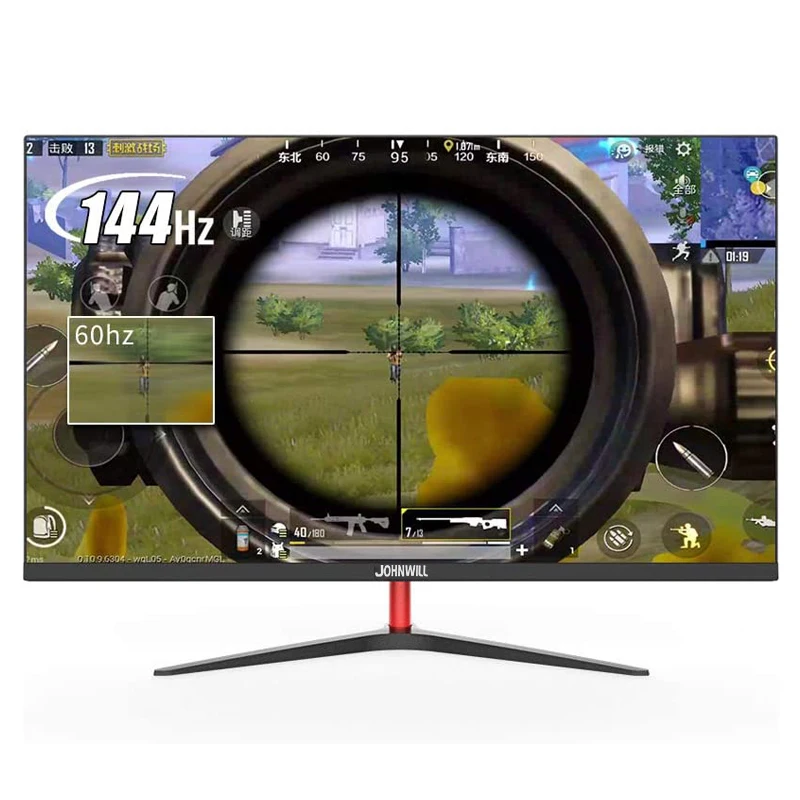 US $174.53 Johnwill 238 Inch 144 HZ Gaming Monitor 1920x1080P LCD Monitor IPS Monitor VGAHDMI Interface For PC PS4 Gaming Screen