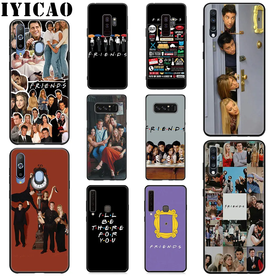 IYICAO Friends TV Show Soft Case for Samsung Galaxy A6 Plus A9 A8 A7 2018 A3 A5 2016 2017 Note 9 8 Cover |
