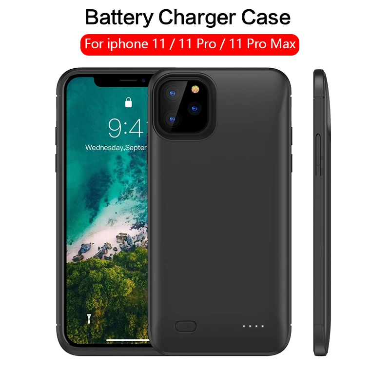 

5200/6200mAh Battery Charger Case For iPhone 11 11 Pro 11 Pro Max Battery Case Charging Powerbank Case For iPhone 11 Pro Cover