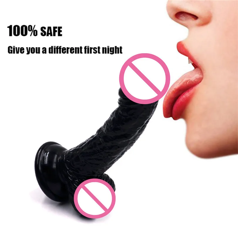 soft as the skin Medical PVC Dildo Suction Cup Simulation Masturbator Vagina Massager Realistic Penis Sex Toy For Woman #2AU14 | Красота и