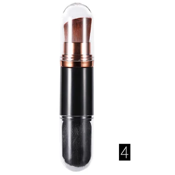 

Hot sale 1pc Multifunction Makeup Brush Portable Double Heads Eye-shadow Brush with Lid Cosmetic Tool