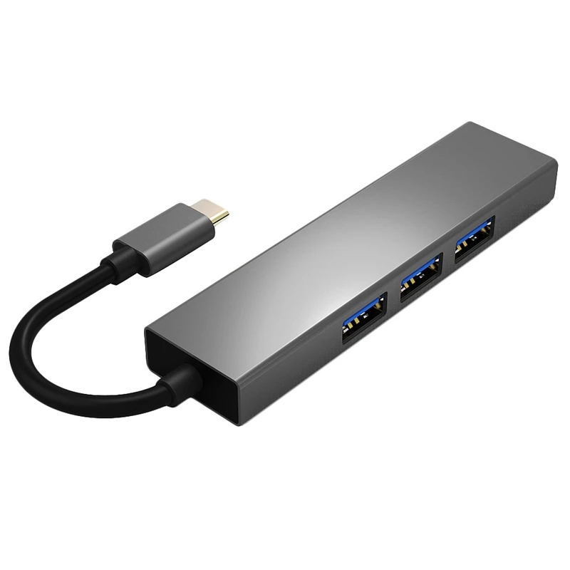 Thunderbolt 3 хаб Usb-C Usb 3,1 type C до 3Xusb3. 0 хаб Tf sd-карта 5в1 кабель мини мультипорт адаптер для Macbook Pro