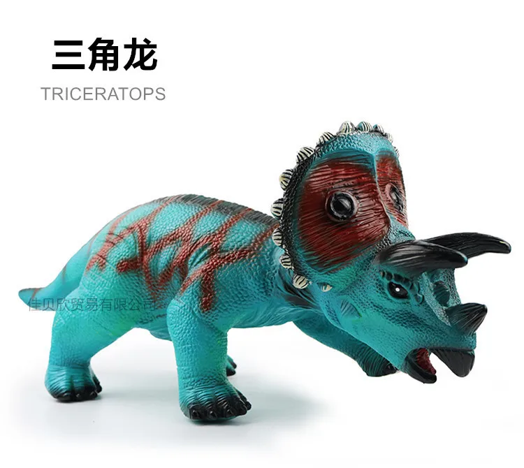 Модель мягкая Silcone большой размер динозавр игрушка электрический звук делая T-Rex пластиковые животные модели детей