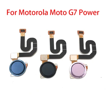 

20Pcs/lot Fingerprint Sensor Home Return Key Menu Button Flex Ribbon Cable For Motorola Moto G7 Power