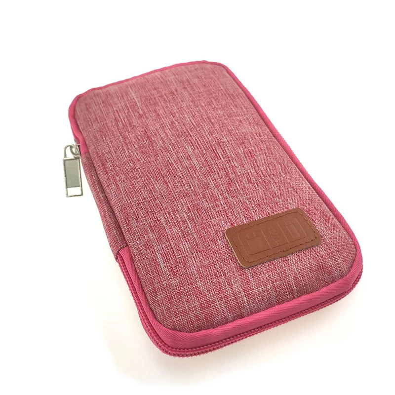 Soft Storage Organizer Bag Protection Carrying Game Case HDD Earphone MP3 MP4 Music Player Cable Phone Bank Card Zipper Pouch