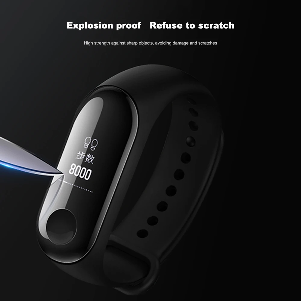 Mi Band 4 защитная пленка для экрана Xiaomi mi Band 3 2 умный Браслет miband 4 mi band4 браслет пленка не закаленное стекло