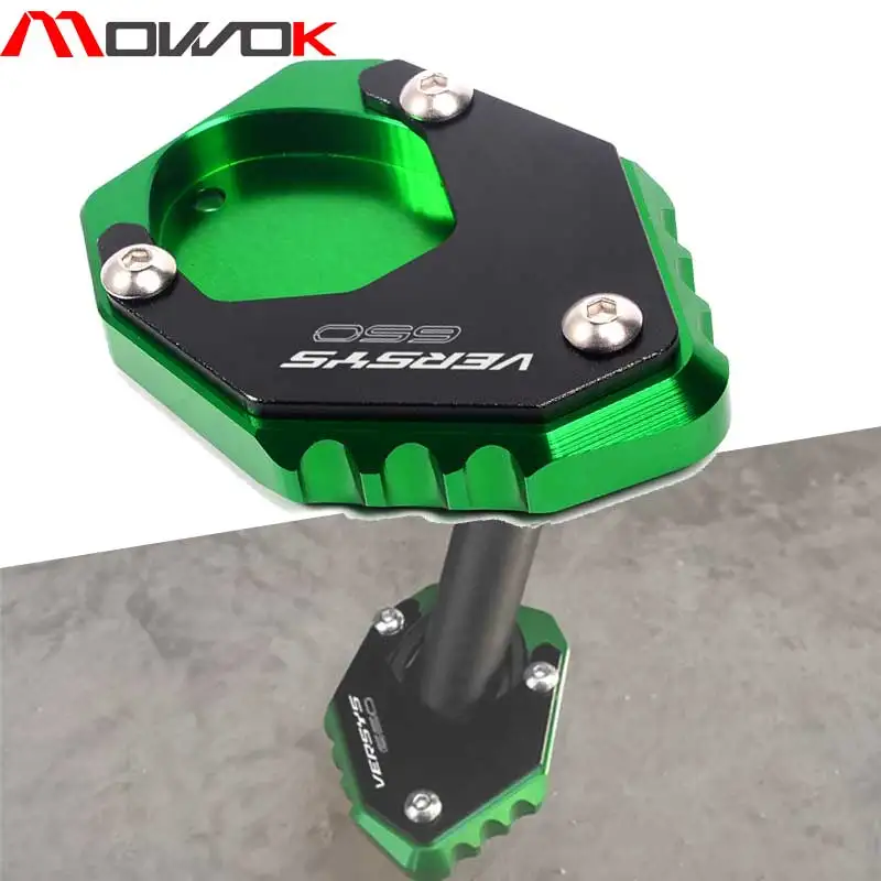 Motorcycle Side Stand Pad Kickstand Enlarger Support Plate Extension