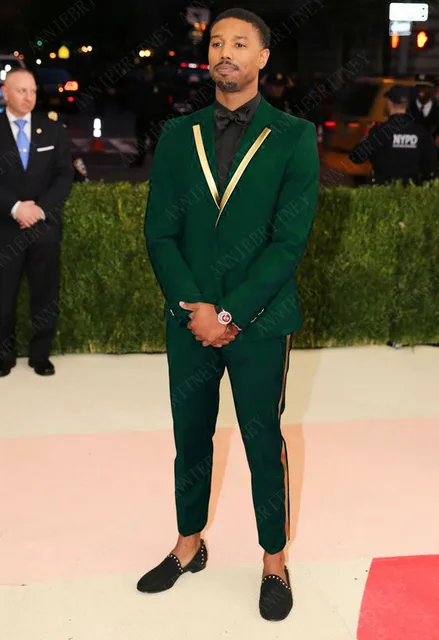 Green and gold prom suits Clearance