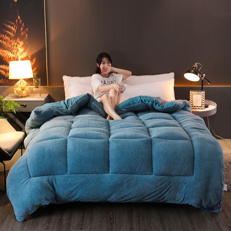 Зимнее теплое желтое Флисовое одеяло 200*230 см/кг|fleece comforter|camel comforterthick comforter |