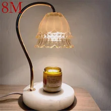 8M Lampes de Table Contemporaines Marbre Bougie Lampes de Bureau LED pour L'hôtel À La Maison Chambre Décoration