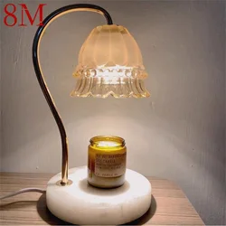8M Lampes de Table Contemporaines Marbre Bougie Lampes de Bureau LED pour L'hôtel À La Maison Chambre Décoration 