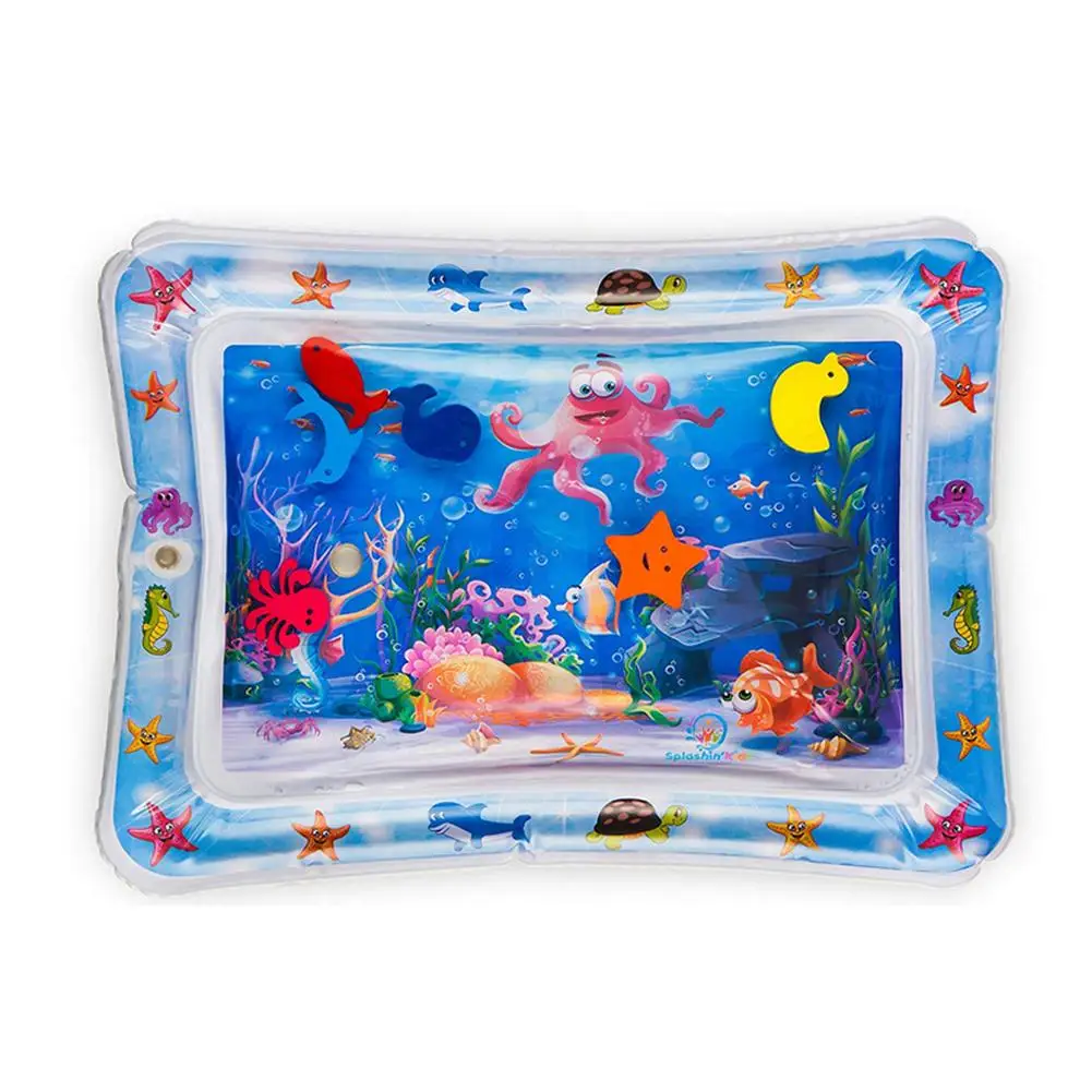 Summer Baby kids Water Play Mat Tummy Time Inflatable Water Playmat Toddler Fun Avtivity Toys Newborns Sey Toys Seaworld Playmat inflatable water play mat play mat