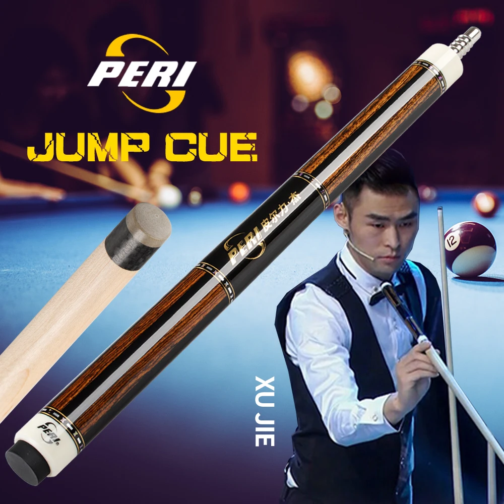 

Offical PERI XT-01Billiard Jump Cue 13.8mm Tip Professional A+ Canadian Maple Shaft Radial Pin Hand inlay Billiards Jump Cue