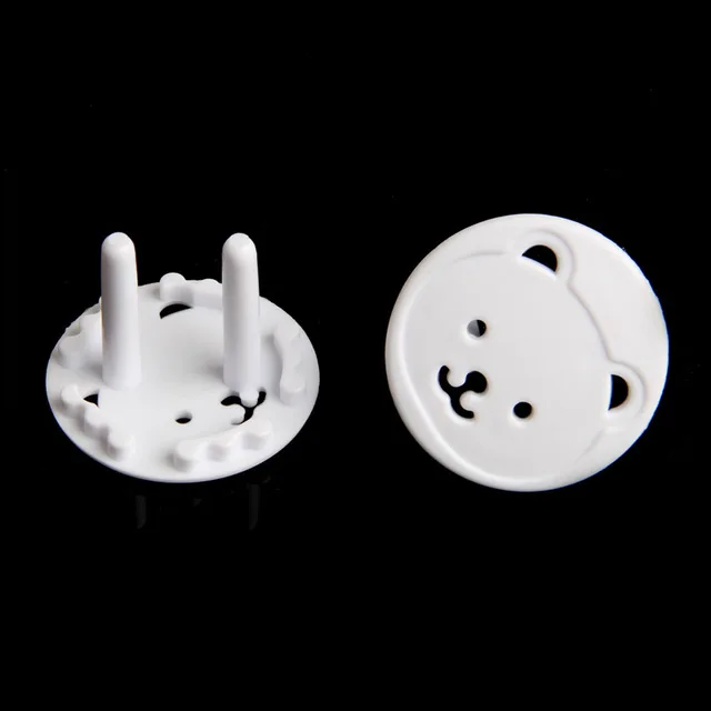 1/10/20pcs EU Power Socket Cover Electrical Outlet Anti Electric Shock Plugs Protector Cover Baby Kids  Safety Guard Protection