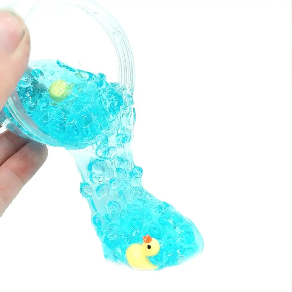 Kawaii Clay Blue Color Slime Funny Modeling Clay Cute Duck Kit Release Stress Toys For Children Adults Education Toy