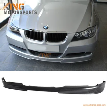 

FIT FOR 05 06 07 08 BMW E90 3-SERIES SEDAN PU FRONT BUMPER LIP SPOILER POLY URETHANE