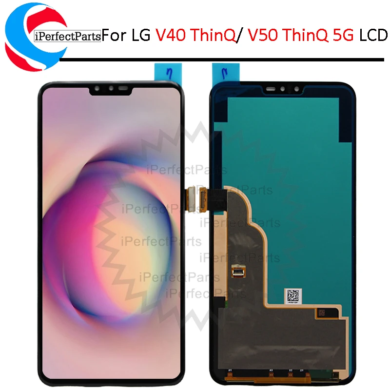 6 4 For Lg V40 Thinq V50 Thinq 5g Lcd Screen Touch Panel Screen Digitizer Assembly Replacement For Lg V40 V50 Lcd V405 Lm V500em Mobile Phone Lcd Screens Aliexpress