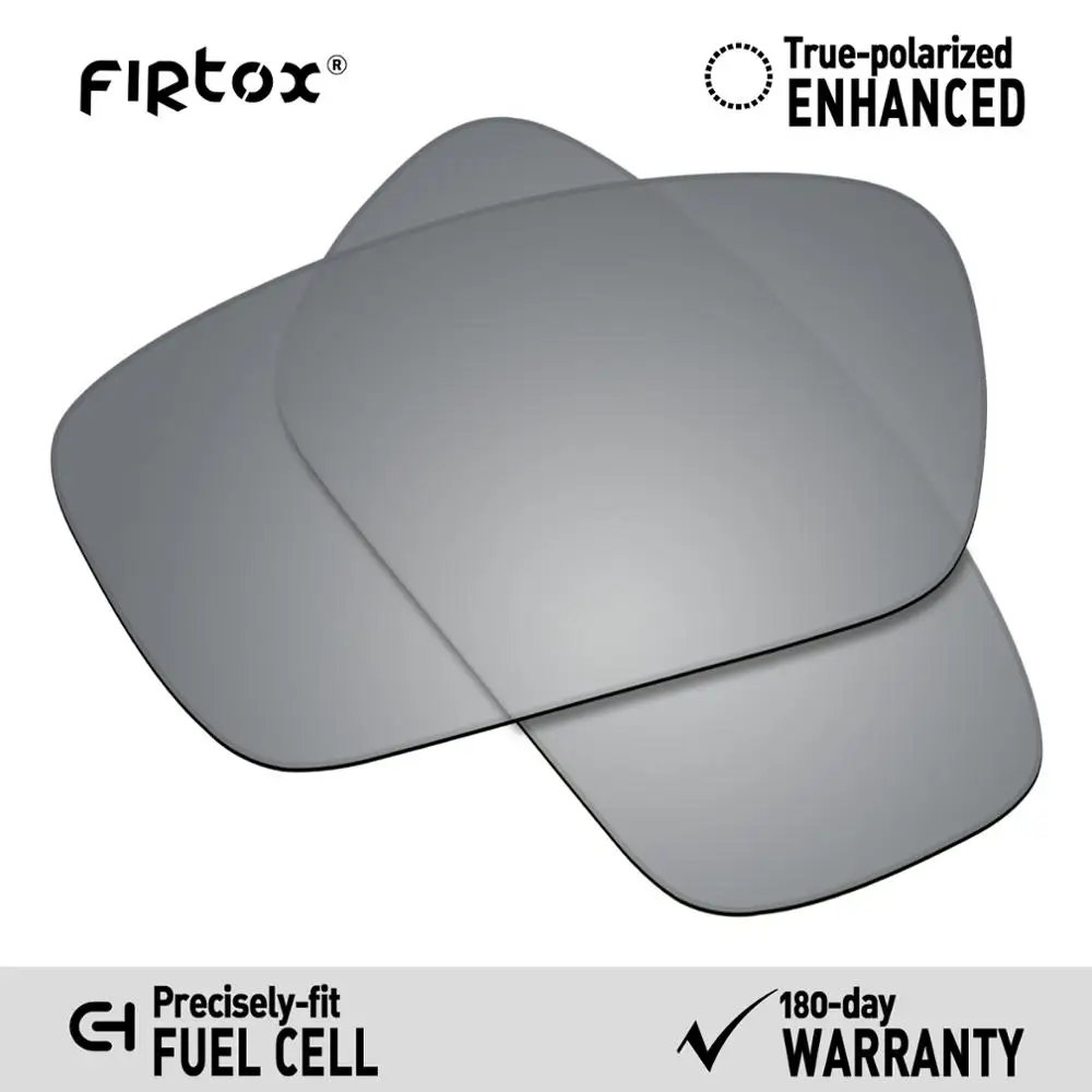 Silver-Polarized Firtox настоящие поляризованные Сменные рассеиватели UV400 для солнцезащитных очков-солнцезащитных очков oxley Fuel cell OO9096(Только Совместимые линзы)-несколько цветов - Цвет линз: Silver-Polarized