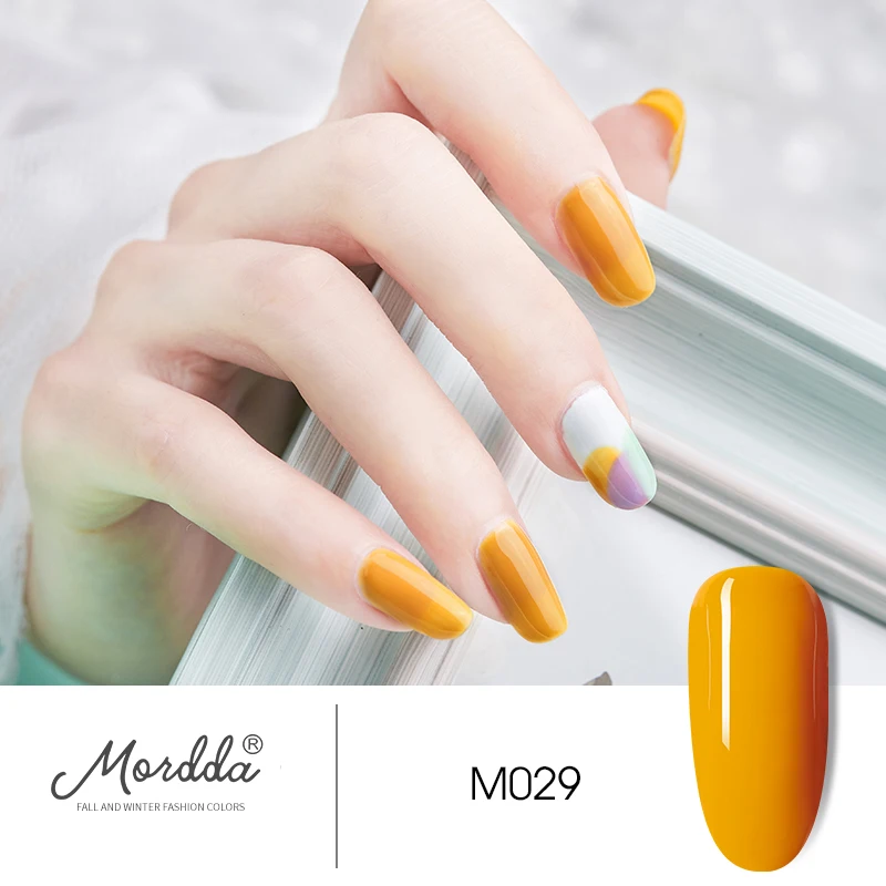 ROHWXY 8 мл УФ-Гель-лак замачиваемый Гель-лак для ногтей 60 цветов Vernis Nude Гель-лак для ногтей - Цвет: M-029