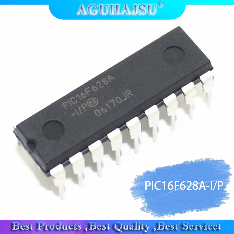 PIC16F628AIP PIC16F628A 16F628A DIP18 1 шт./лот | Электронные компоненты и принадлежности