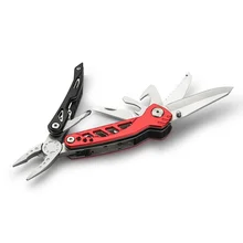 

10 in 1 Plier Multitool Set Foldable Pliers Pocket EDC Camping Outdoor Survival Hunting Tool with Nylon Pouch Screwdriver Opener