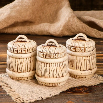 

Set for bulk "Barrel", 3 pieces 0.2 l