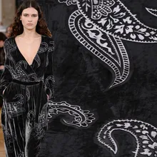 114 см шелковистый бархат метр 8 мм перспектива полые bumout бархатное платье из шелковой ткани вискозная ткань оптом шелковая ткань