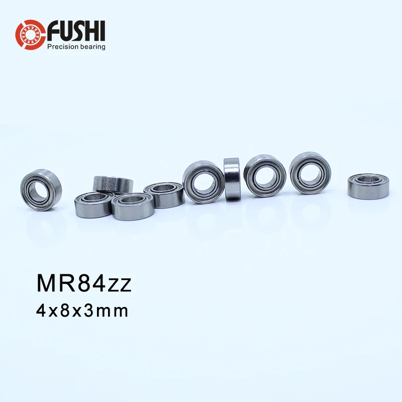 

MR84ZZ Bearing ABEC-1 10PCS 4*8*3 mm Miniature MR84-ZZ Ball Bearings MR84 ZZ WML4008ZZ L-840ZZ