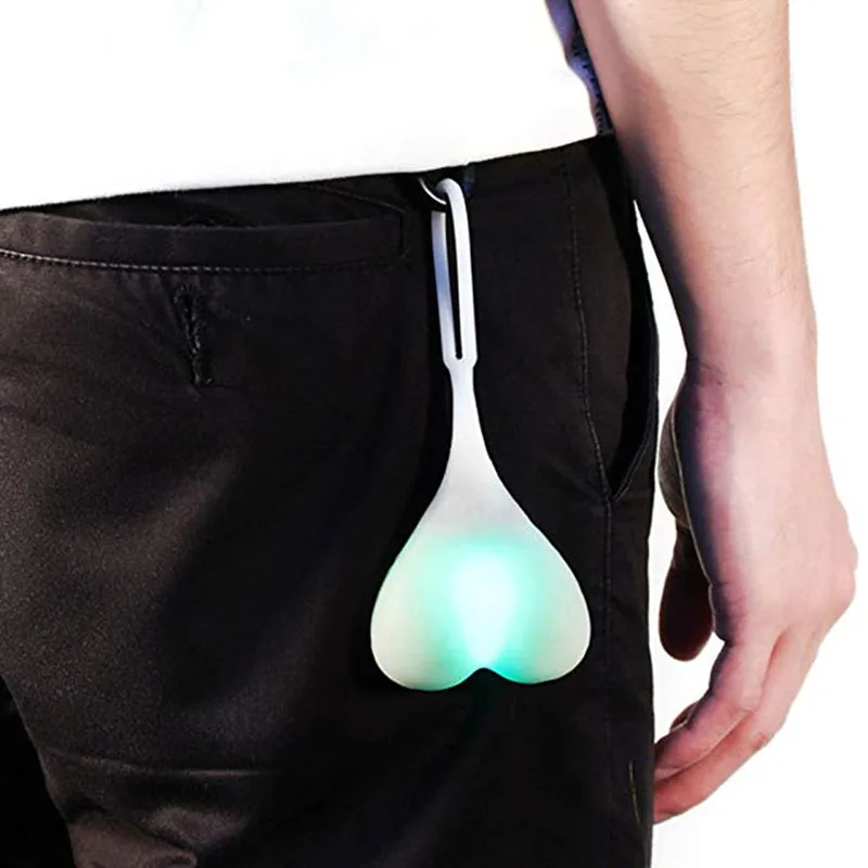 Excellent Cycling Egg Tail Creative Bike Waterproof Night Essential LED Red Warning Lights Bicycle Seat Back Lamp 4