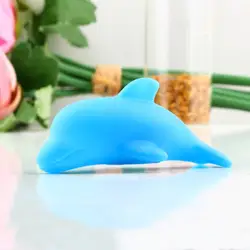 2017 популярная детская Ванна светодиодный лампы в форме дельфинов лампа милая игрушка красочный мигающий