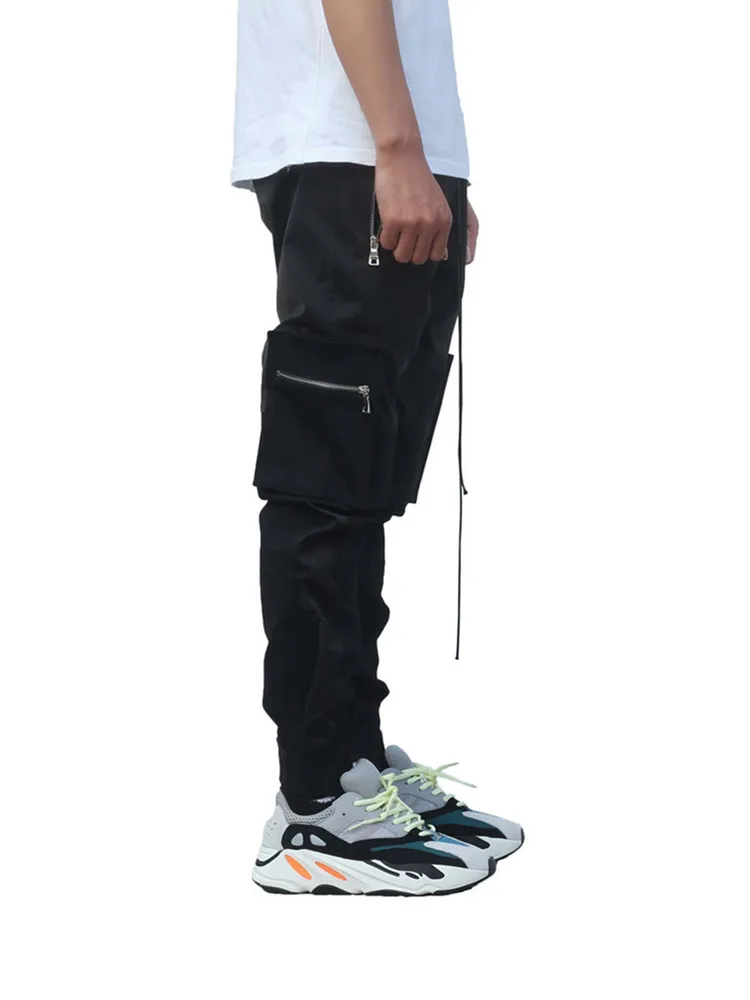 New style trends brand men loose sweatpants Han edition youth ins Harem Pants Beam Foot rope Male zipper pockets trousers