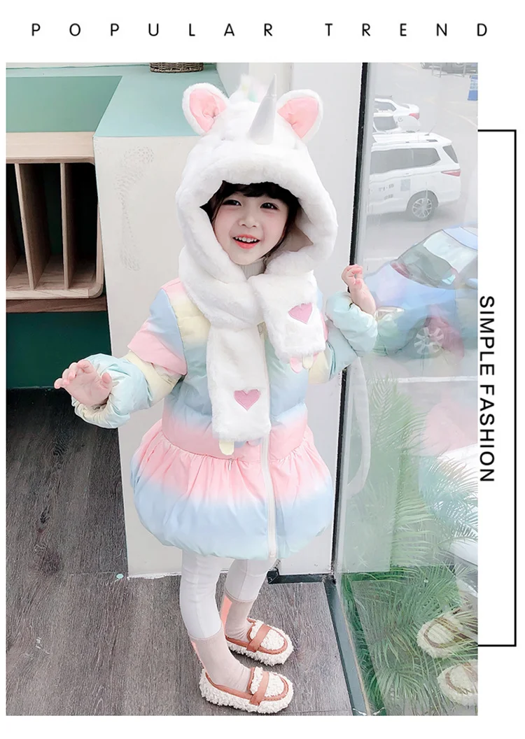 Winter Unicorn Lightweight Water-Resistant Jacket