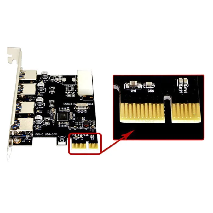 3,0 PCI-E к USB переходная карта 4-портовый USB зарядное устройство встроенный настольные карты расширения PUO88