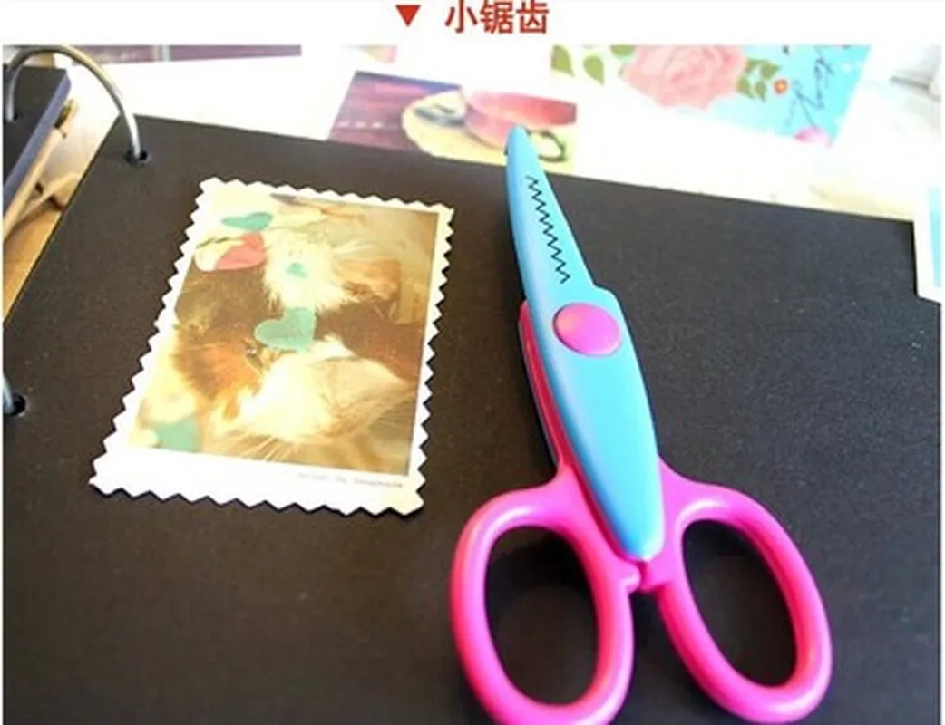 1 предмет детские носки с кружевом ножницы металла и Пластик DIY Скрапбукинг фото