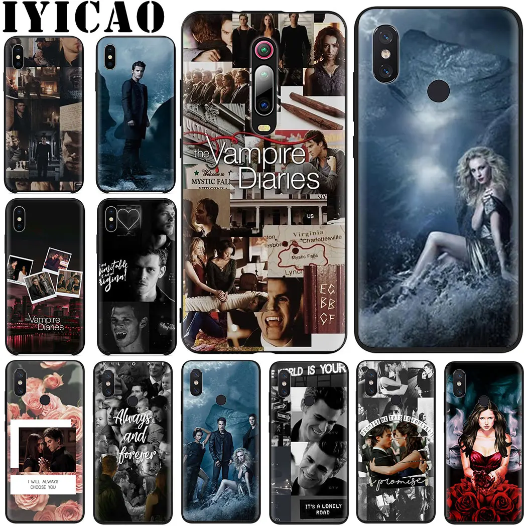 Дневники вампира Мягкий силиконовый чехол для телефона Redmi Note 5 6 7 8 4X5 Pro 5A Prime 8T |