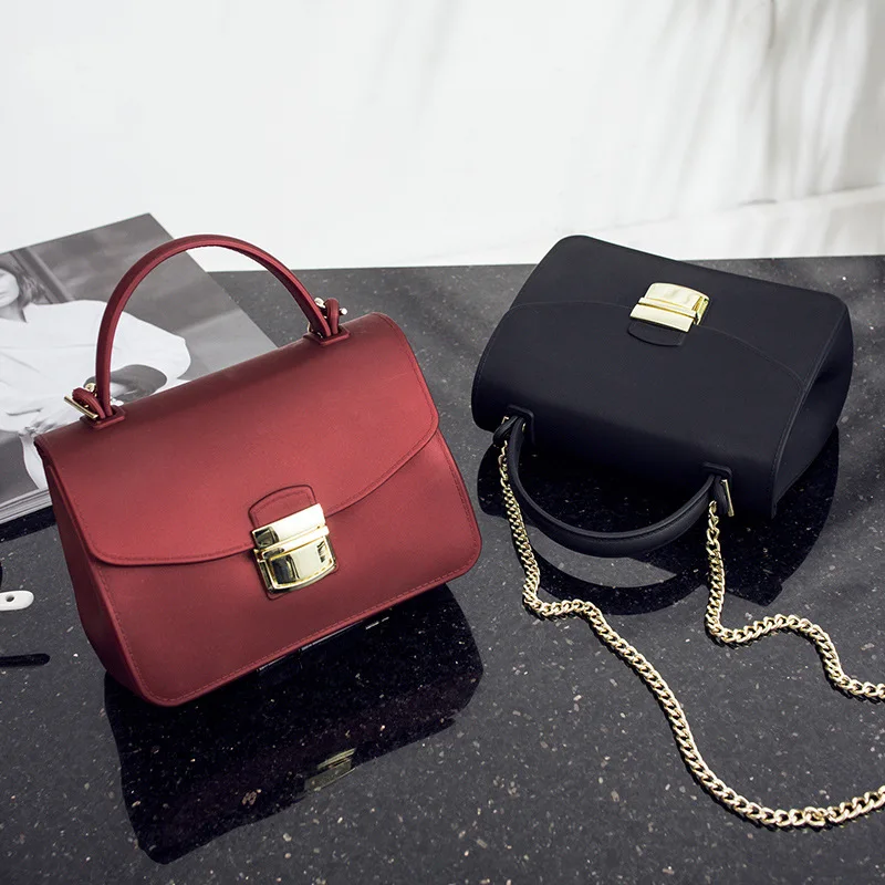 

2019 Spring And Summer New Style Dull Polish Gel Bag Korean-style Fashion Shoulder Oblique WOMEN'S Bag