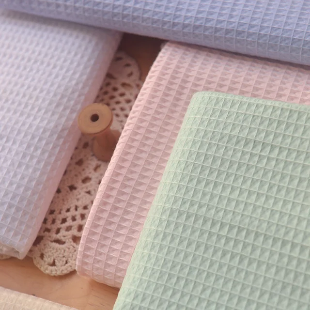 Puha Gofriszövet, 8 Színű Sorozat, Barkácsolás Foltvarrás És Varrás Alvás, Fürdőköpenyek, Párnahuzat, Párna Anyag Baba Gyermekek Számára - Image 5