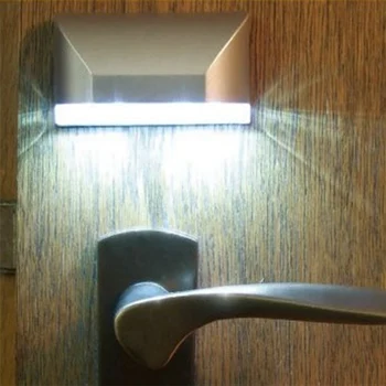 

Smart LED Door Lock Light Infrared Human Body Induction Unlock Door Lock Small Night Light Prevent Dark Supplies
