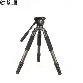 

Compact Lightweight Carbon Fiber DSLR Camera Tripod with Hydraulic Fluid Head Outdoor Travel Monopod SLR Stand Flexible Pro Set