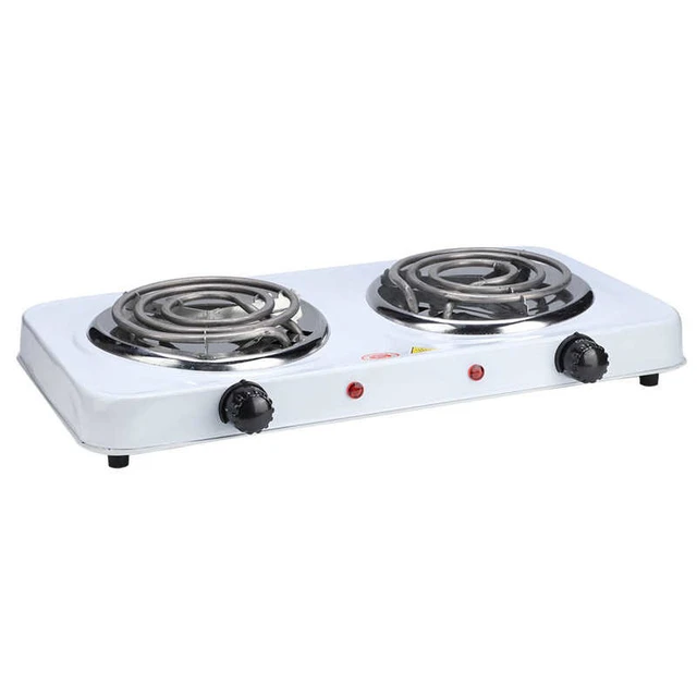 Electric Double Burners Hot Plate Countertop Buffet Stove Heating Plate  Outdoor Stove 220v Eu - Hot Plates - AliExpress
