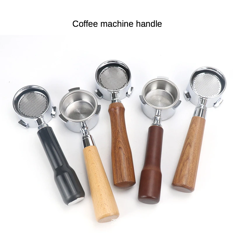 

DeLonghi Eco680 Coffee Machine Handle Gold 51mm Bottomless Modified Handle Three-Ear Solid Wood Handle Basket Filter Screen