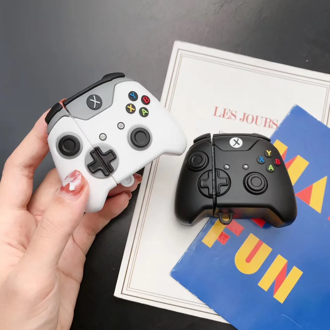 3D супер стерео xbox геймпад Bluetooth беспроводная гарнитура Мягкие силиконовые яблоки