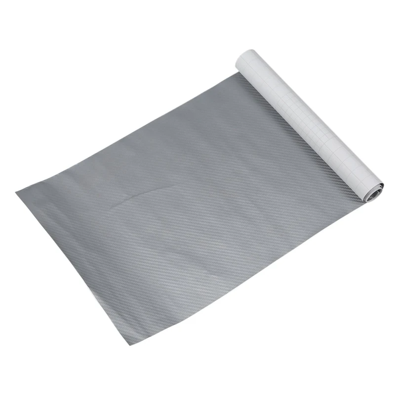 DIY 30x127 3D наклейка из углеродного волокна виниловая пленка рулон клейкая Автомобильная Наклейка Лист Синий