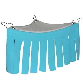 

Four-Cornered Fleece Forest Shelter for Hogs, Hedgehogs, Dwarf Rabbits and Other Small Pets-Accessories and Toys