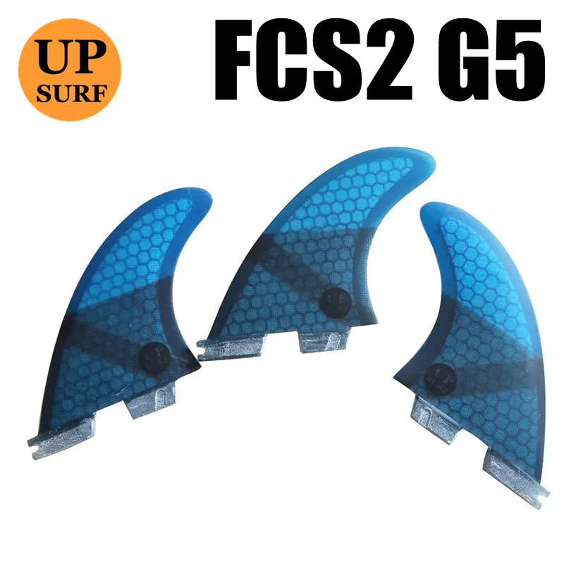 3 шт./4 шт./5 шт. fcs2 плавники G7/G5/GL плавники для серфинга стоячие fcs 2 водные виды спорта fcs ii плавники quilla surf стоячие весло плавник - Цвет: G5 blue