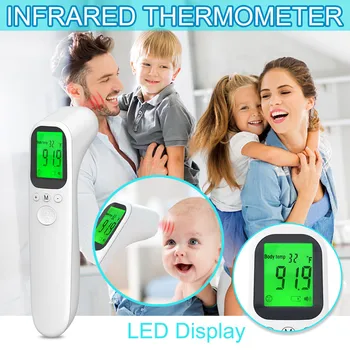 

Forehead Contact-free Thermometer Household Digital Infrared Body Temporal Thermometer For Office Mini Portable Measuring Tools