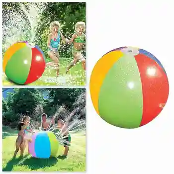 

Diameter 75cm Inflatable Water Spray Ball Sprinkler Splash Kids Beach Outdoor Summer Toy Hot Selling Baby Water Balloons Toy