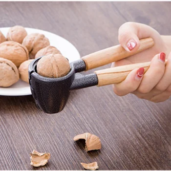 

Nutcracker Sheller Crack almond Walnut Pecan Hazelnut Filbert Nut Kitchen Nut Sheller Clip Tool Clamp Plier Cracker