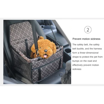 

Travel Dog Car Seat Cover Folding Hammock Pet Carriers Bag Carrying For Small Cats Dogs transportin perro autostoel hond